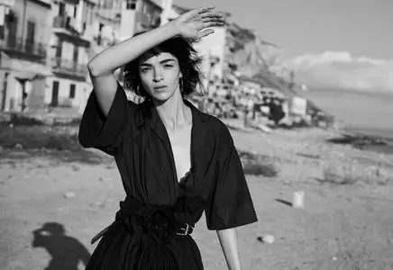 Mariacarla Boscono by Peter Lindbergh for Vogue Italia February 2014