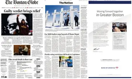 The Boston Globe – April 21, 2021