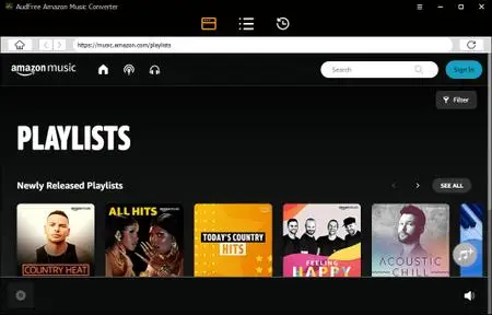 AudFree Amazon Music Converter 2.2.0.50