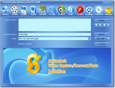 McFunSoft Video Capture/Convert/Burn DVD Solution 8.2.8.1088