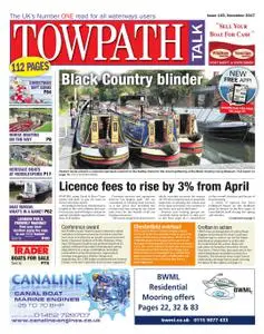Towpath Talk – November 2017