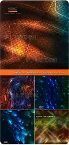 Abstract background design vector set 12