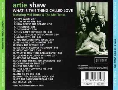 Artie Shaw feat. Mel Torme & The Mel-Tones - What Is This Thing Called Love (1997) [Recorded 1945-1946]