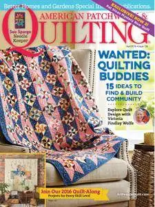 American Patchwork & Quilting - April 01, 2016