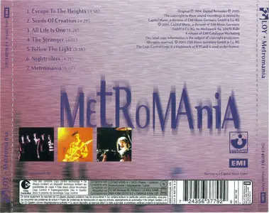 Eloy - Metromania (1984) [2005, EMI 7243 5 63779 2 9]