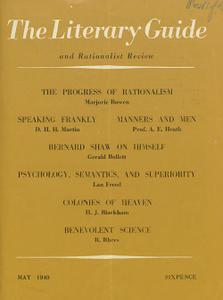 New Humanist - The Literary Guide, May 1949