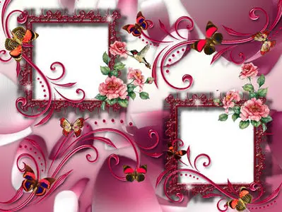 Beauty Spring Frame for Photoshop