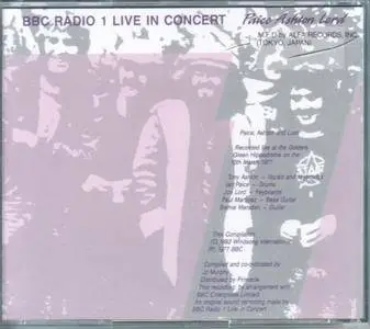 Paice Ashton Lord - BBC Radio 1 Live In Concert (1992) {Japan 1st Press}