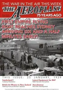 First Empire Flying Boat Reaches Sydney Arriving Six and a Half Minutes Early! (The Aeroplane 75 Years Ago) 