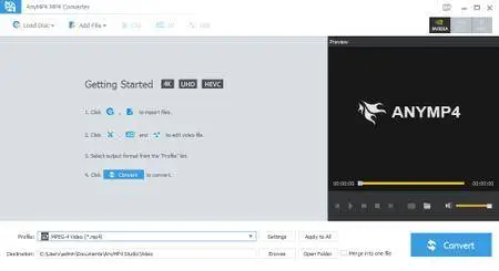AnyMP4 MP4 Converter 7.2.10 Multilingual Portable