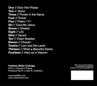 Indiana Bible College - Jesus (2017) {Independent Artist}