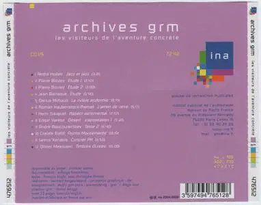 Various Artists - Archives GRM, INA 30th Anniversary (2006) {5CD Set, INA-GRM ina c 1030}