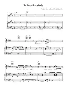 To Love Somebody - Michael Bublé (Piano-Vocal-Guitar (Piano Accompaniment))