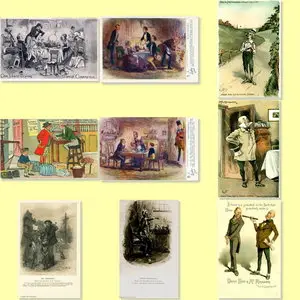 Charles Dickens - Old Postcards