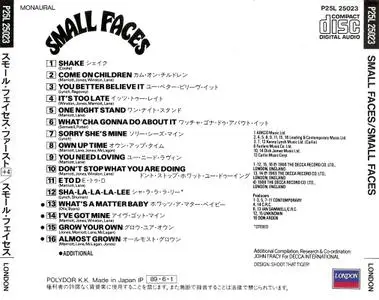 Small Faces - Small Faces (1966) [1989 Japan Original, Polydor P25L-25023]