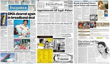 Philippine Daily Inquirer – June 02, 2010