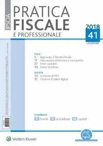 Pratica Fiscale e Professionale N.41 - 5 Novembre 2018