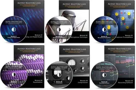 The Audio Masterclass Music Production and Sound Engineering Online Course. Volume 1 (Module 1-6) [Repost]