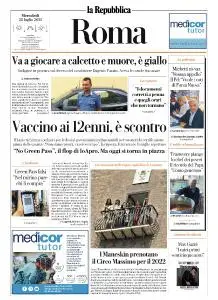 la Repubblica Roma - 28 Luglio 2021