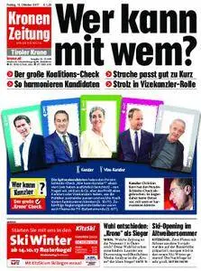 Kronen Zeitung Tirol - 13. Oktober 2017