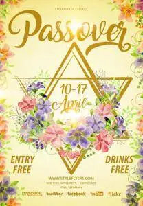 Passover PSD Flyer Template
