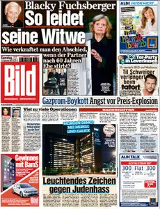 Bild Zeitung vom 13 September 2014