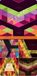 Abstract geometric background vector