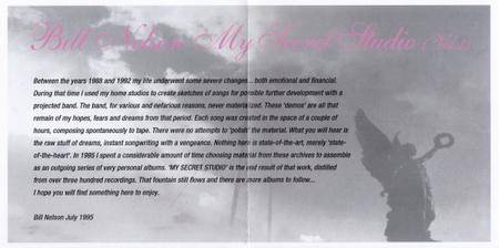 Bill Nelson - My Secret Studio, Vol. 1 (2017) {4CD Box Set Cocteau Discs COCD 41013 rec 1988-1992}