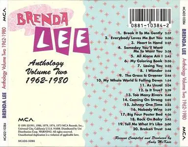 Brenda Lee - Anthology Volume Two 1962-1980 (1991) {MCA}