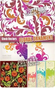 Floral ornament - Stock Vectors