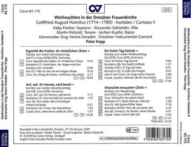 Peter Kopp, Dresdner Instrumental-Concert - Homilius: Weihnachten in der Dresdner Frauenkirche (2005)