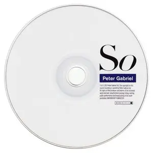 Peter Gabriel - So (1986) [4CD+2DVD] {25th Anniversary Deluxe, Limited Edition 2012}