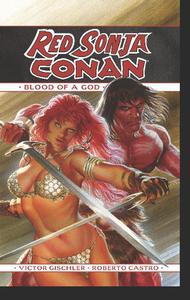 Dynamite - Red Sonja Conan The Blood Of A God 2016 Hybrid Comic eBook