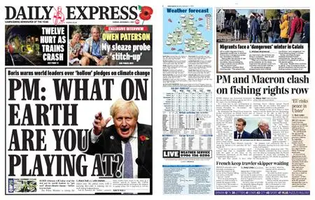 Daily Express – November 01, 2021