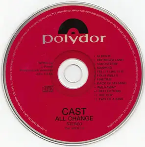Cast - All Change [Polydor 529 312-2] {Canada 1995}