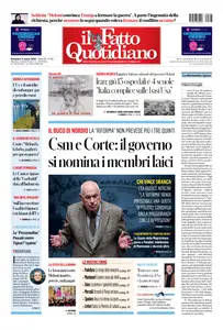 Il Fatto Quotidiano - 8 Marzo 2026