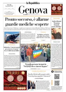 la Repubblica Genova - 2 Gennaio 2025