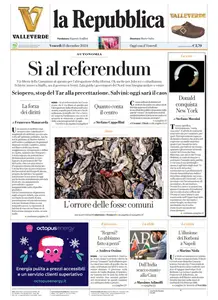 la Repubblica - 13 Dicembre 2024