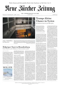 Neue Zurcher Zeitung International  - 12 December 2024