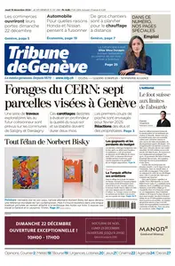 Tribune de Genève - 19 Decembre 2024