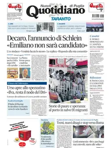 Quotidiano di Puglia Taranto - 3 Settembre 2025