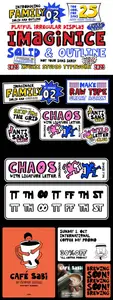 Imaginice - Raw Playful Family Font 4MSZFTL