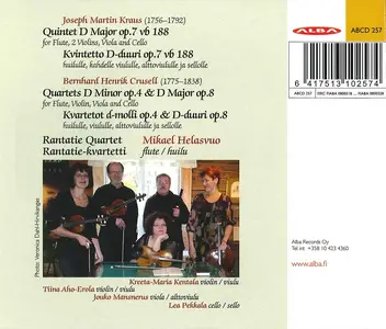 Mikael Helasvuo, Rantatie Quartet - Kraus: Flute Quintet; Crusell: 2 Flute Quartets (2008)