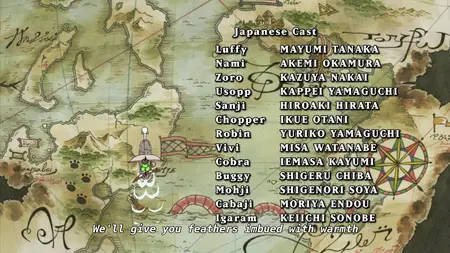 One Piece (1999 S11E66 The Great Mochimaki Race to the Castle! Conspiracy of the Red Nose Koten Gars
