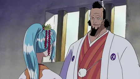 One Piece (1999 S11E66 The Great Mochimaki Race to the Castle! Conspiracy of the Red Nose Koten Gars