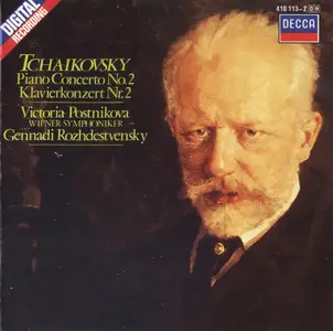 Victoria Postnikova, Wiener Symphoniker, Gennadi Rozhdestvensky - Tchaikovsky: Piano Concerto No. 2 (1985)