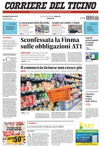 Corriere del Ticino - 15 Ottobre 2025
