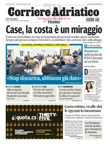 Corriere Adriatico Fermo - 5 Ottobre 2025