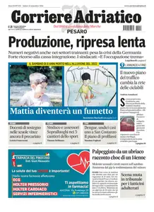 Corriere Adriatico Pesaro - 14 Settembre 2024