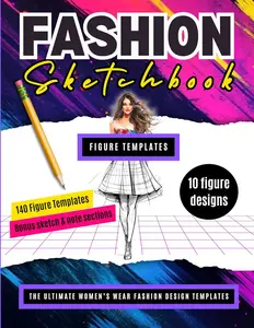 Fashion Design Sketchbook With Figure Templates